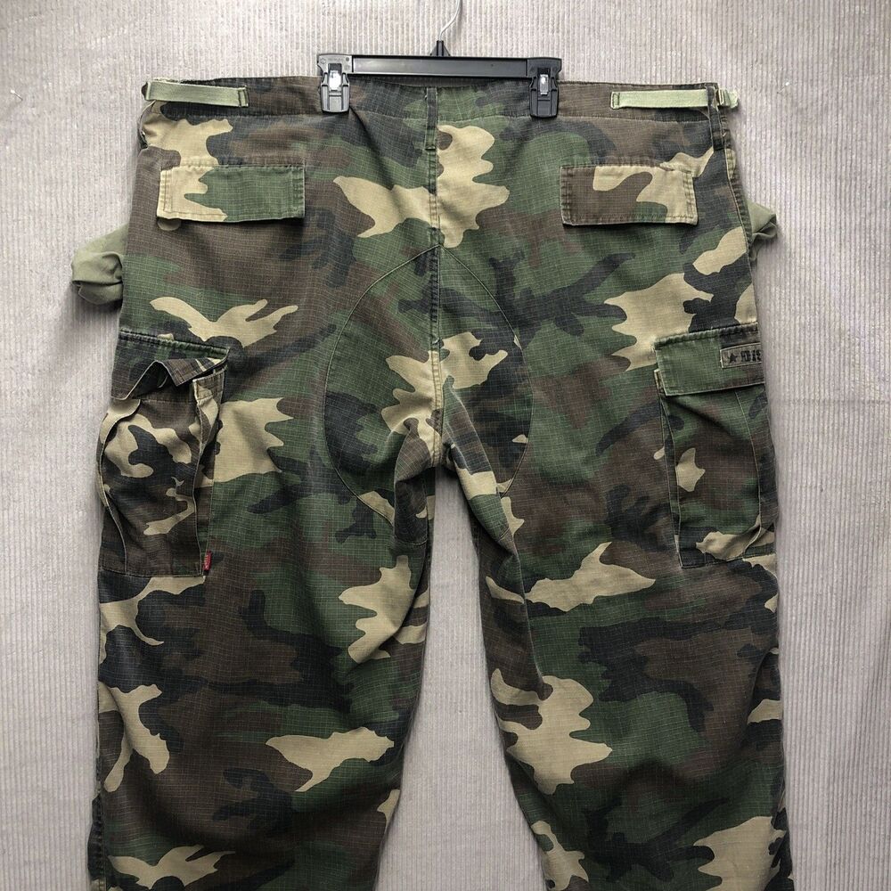 STORM Unisex Army Pants Size XXXL Cargo Camo Adjustable Waist - Picture 13 of 16